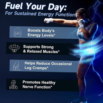 Magnesium Glycinate | Deep Sleep, Muscle Relaxation & Nerve Support | 2500mg High Absorption (90 Capsules)